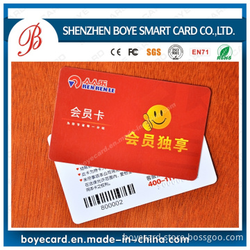 Contact Card with Barcode